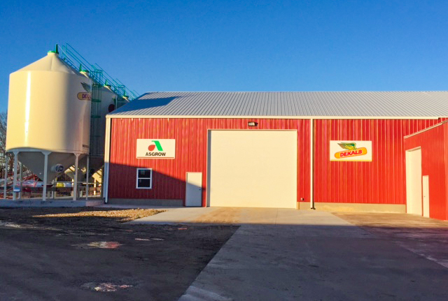 Seed warehouse and treatment facility